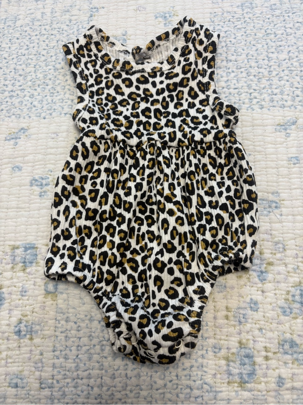 RZ by Rachel Zoe Leopard Romper 6/9 months